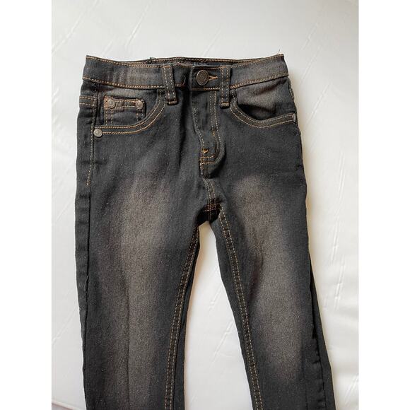 Swiss Cross Girls Size 4T Jean Black Straight Leg Denim - Picture 2 of 7